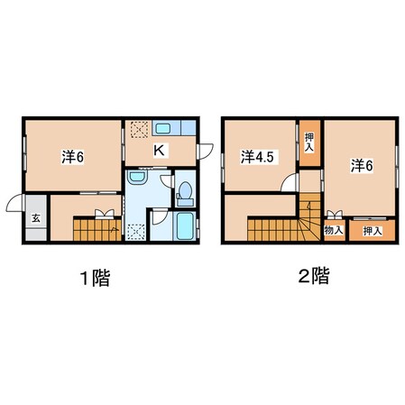 青山駅 徒歩21分 1-2階の物件間取画像